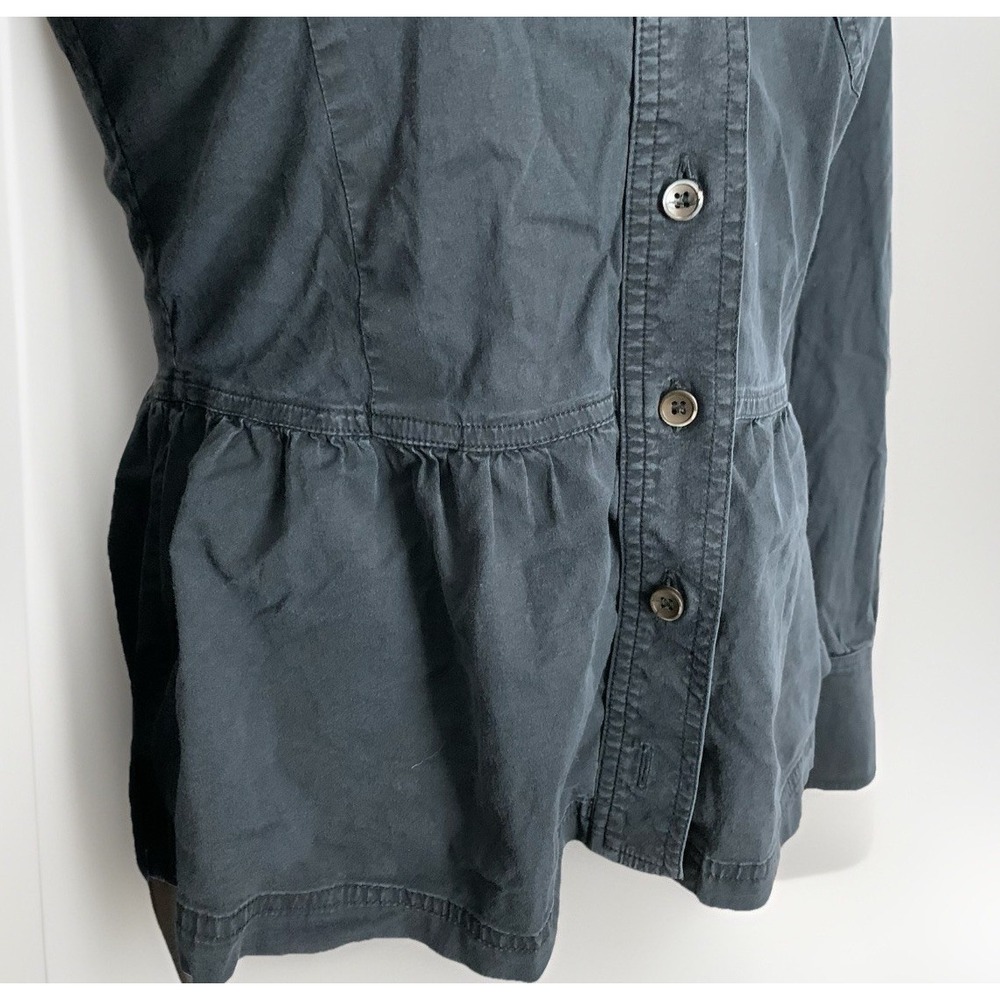 Miu Miu Peplum Button Up Shirt - Picture 2 of 9